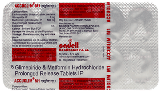 Accuglim M 1 Tablet 10