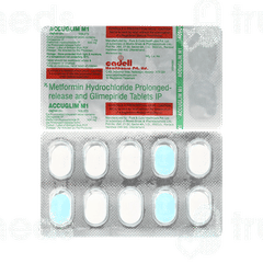 Accuglim M 1 Tablet 10 Accuglim M 1 Tablet 10