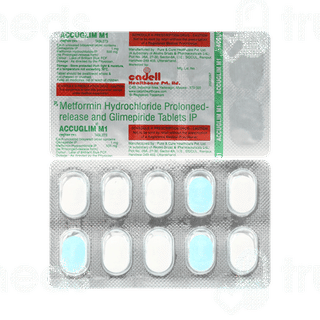 Accuglim M 1 Tablet 10