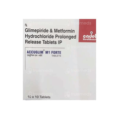 Accuglim M 1 Forte Tablet 10