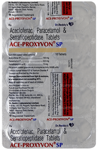 Ace Proxyvon Sp Tablet 10