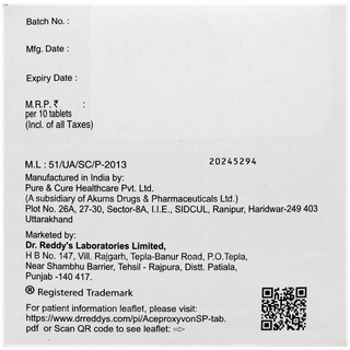 Ace Proxyvon Sp Tablet 10