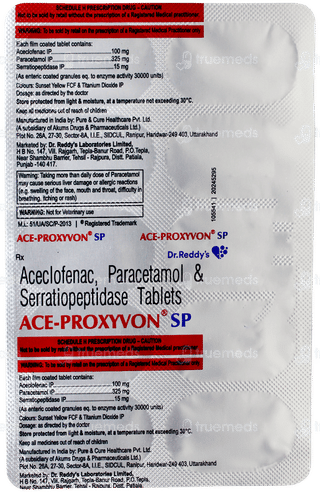 Ace Proxyvon Sp Tablet 10