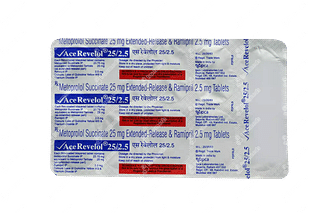 Ace Revelol 25/2.5 MG Tablet Er 10