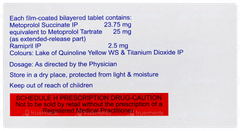 Ace Revelol 25/2.5 Tablet 10