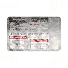 Aceclan Plus 100/325 MG Tablet 10
