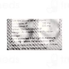 Aceclan Plus 100/325 MG Tablet 10