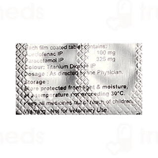 Aceclan Plus 100/325 MG Tablet 10