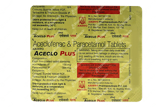 Aceclo Plus 100/325 MG Tablet 15