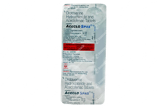 Aceclo Spas 80/100 MG Tablet 10