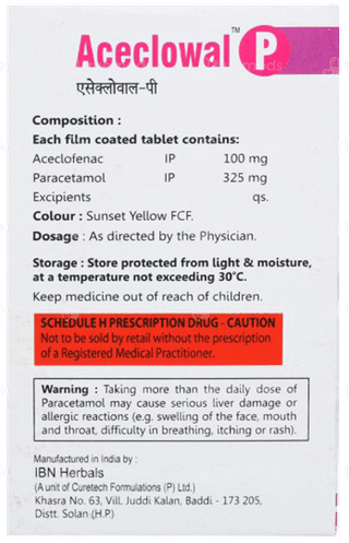 Aceclowal P Tablet 10