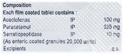 Aceclowal Sp Tablet 10