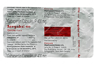 Acegaba 400 MG Capsule 10