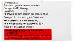 Acegaba 400 Capsule 10