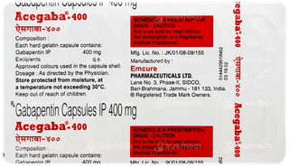 Acegaba 400 Capsule 10