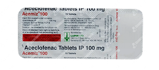 Acemiz 100 MG Tablet 10