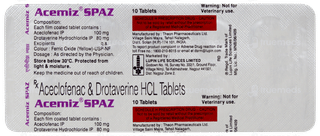 Acemiz Spaz Tablet 10