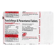 Acemute P 100/325 Mg Tablet 10