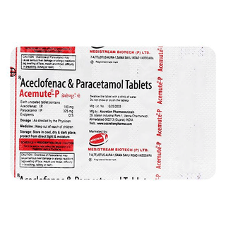 Acemute P 100/325 Mg Tablet 10