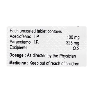 Acemute P 100/325 Mg Tablet 10