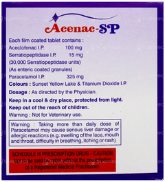 Acenac Sp Tablet 10 Acenac Sp Tablet 10