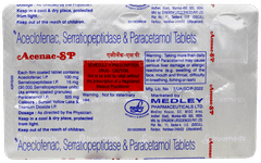 Acenac Sp Tablet 10 Acenac Sp Tablet 10