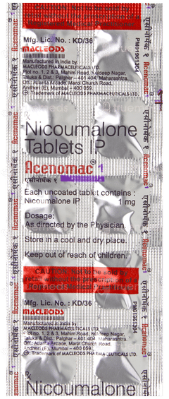 Acenomac 1 Tablet 10 Acenomac 1 Tablet 10