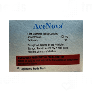 Acenova 100 MG Tablet 10