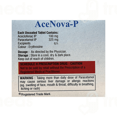 Acenova P 100/325 MG Tablet 10