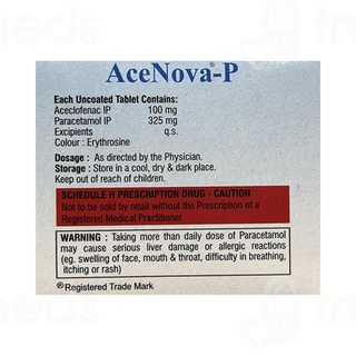 Acenova P 100/325 MG Tablet 10