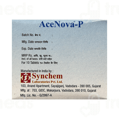 Acenova P 100/325 MG Tablet 10
