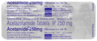Acetamide 250mg Tablet 10
