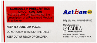 Aciban 40 Tablet 10