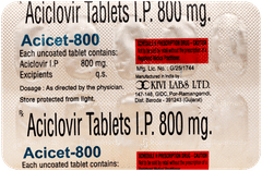 Acicet 800 Tablet 10