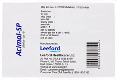 Acimol Sp Tablet 10