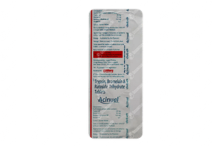 Acinual 48/100/90 MG Tablet 10