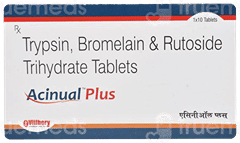 Acinual Plus 96/200/180 Mg Tablet 10