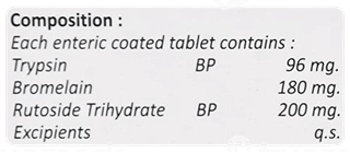 Acinual Plus 96/200/180 Mg Tablet 10