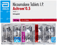 Acitrom 0.5 Tablet 10