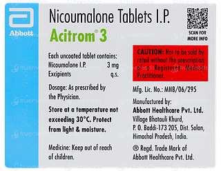 Acitrom 3 Tablet 30