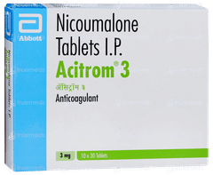 Acitrom 3 Tablet 30