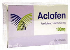 Aclofen 100 Mg Tablet 10