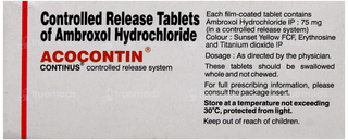 Acocontin Tablet 10