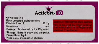 Acticort 10 Tablet 10
