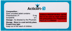 Acticort 5 Tablet 10 Acticort 5 Tablet 10