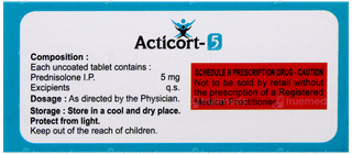 Acticort 5 Tablet 10