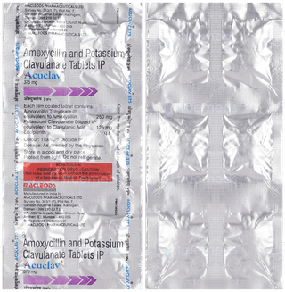 Acuclav 375Mg Tablet 10