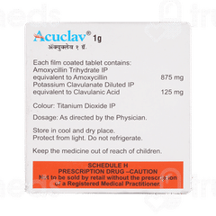 Acuclav 1g Tablet 6