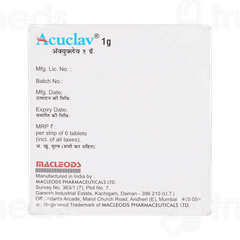 Acuclav 1g Tablet 6