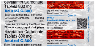 Acutrol C 800 Tablet 10